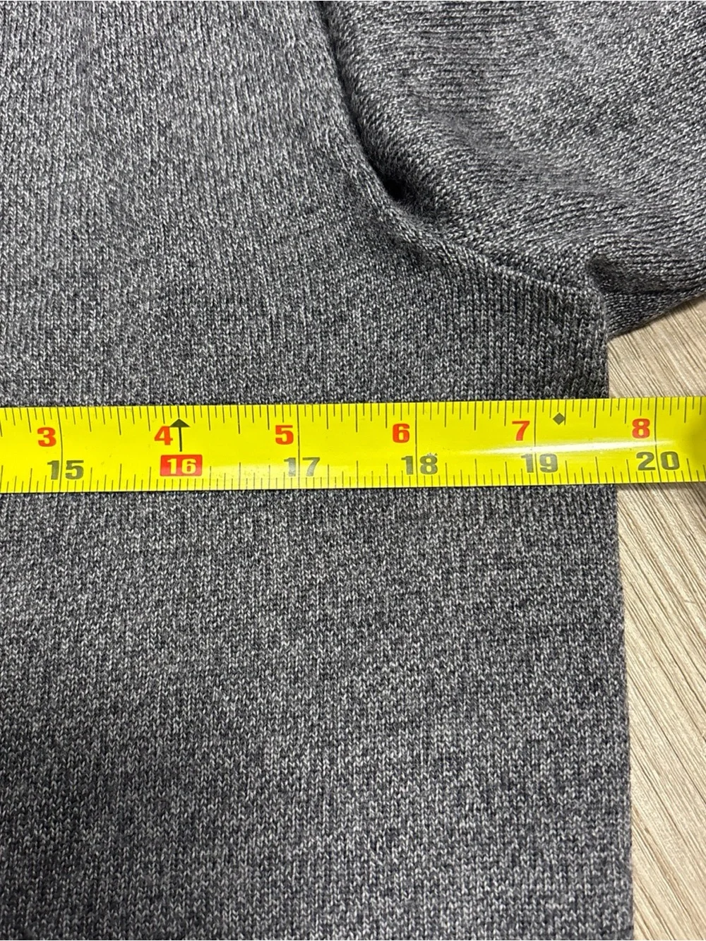 Banana Republic Mens M Gray Italian Merino Wool Baruffa Crewneck Sweater